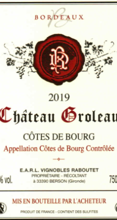 Côtes de Bourg AOC